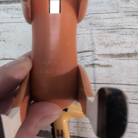 Lot of 4 Vintage Little People Animals Horse Cow Giraffe - Picture 9 of 9